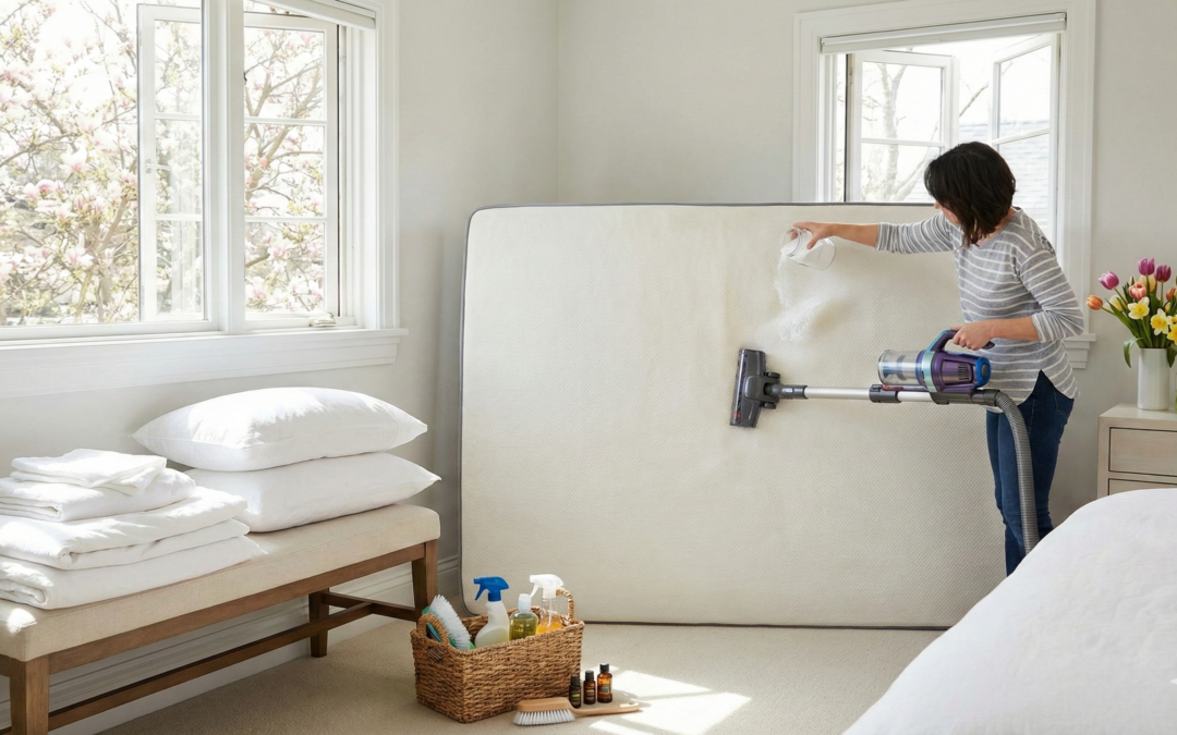 Wiosenne porządki w sypialni: jak odświeżyć materac ?